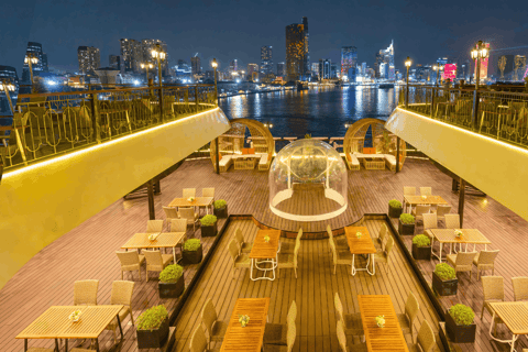 Ho Chi Minh City: Sunset Cyclo and Dinner Cruise Tour Sunset Cyclo and Premium Dinner Cruise