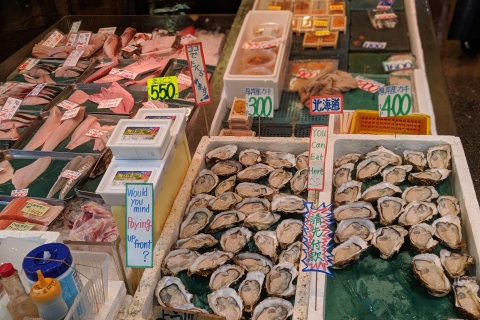 Visita gastronómica en grupo reducido al Mercado de Pescado de Tsukiji
