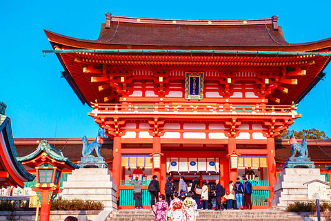 Kyoto och Nara dagstur med Kiyomizu-dera, Nara Park &amp; tempel9:50 upphämtning i Kyoto