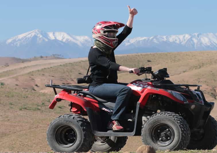 Marrakech : Voyage d'aventure en quad dans le désert rocheux d'Agafay - quad