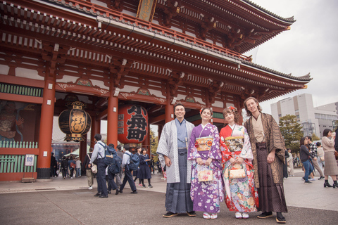 Traditionele Kimono-verhuurervaring in TokioTokio: Kimonoverhuur voor 1 dag