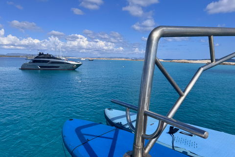 Ibiza: Formentera Boat Trip with Food, Drinks, & Bike Tour All- Inclusive Boat&Bike Tour in Formentera I Origin Edition