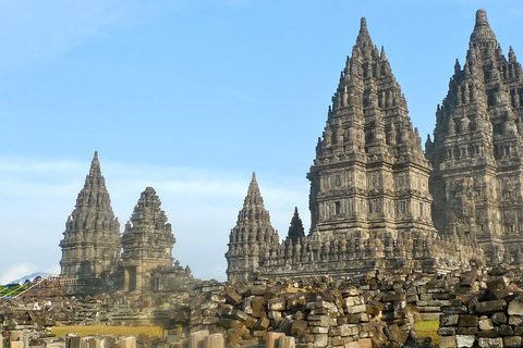 Excursão compartilhada ou particular aos templos de Borobudur e PrambananNascer do sol/manhã em Borobudur e tour guiado em Prambanan