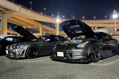 Daikoku PA et visite de Tokyo en R34 GT-R de 700 CV (visite privée)