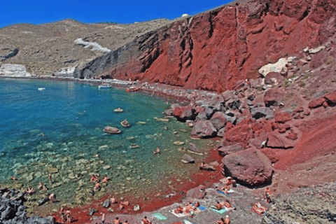 Santorini: Geführte Tour bei Sonnenuntergang mit Abholung vom Hotel