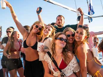 Split: Blue Lagoon Boat Party with Slide, Dj and After Party