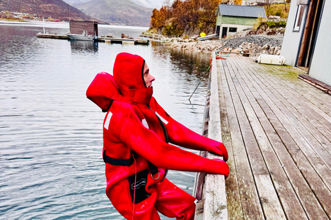 Tromsø: Ice Floating in Survival Suit