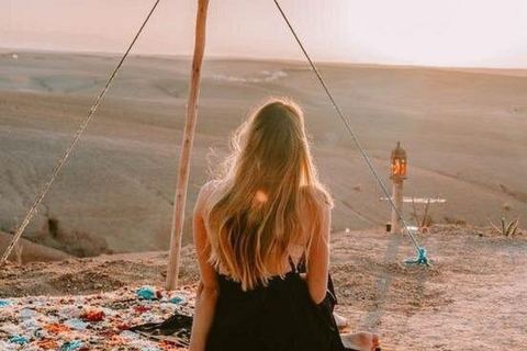 Marrakech: Agafay Desert Quad, Camel Ride & Dinner Fire Show