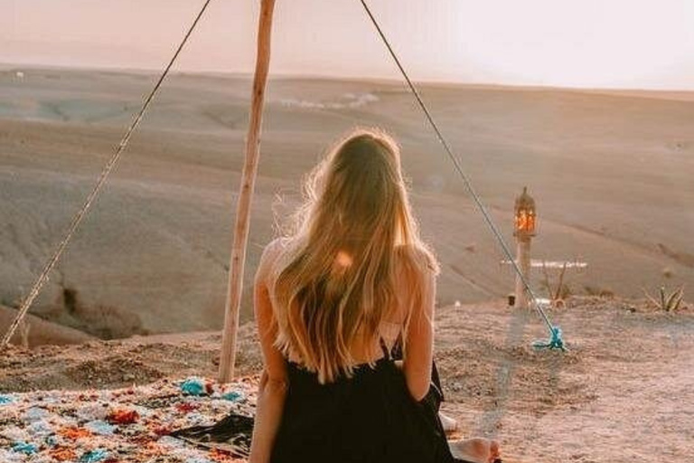 Marrakech: Agafay Desert Quad, Camel Ride & Dinner Fire Show