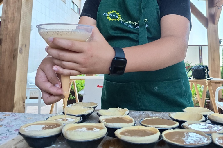 在波尔图与伊莎贝尔和若热一起烹饪葡式蛋挞在波尔图与Isabel和Jorge一起学做葡式蛋挞