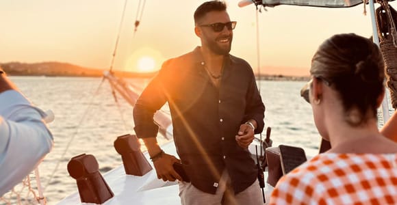 Corfu: Sunset Cruise on Classic Boat with Cocktails & Snacks