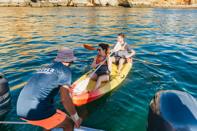 Depuis Lagos : kayak et exploration de grottes en bateau