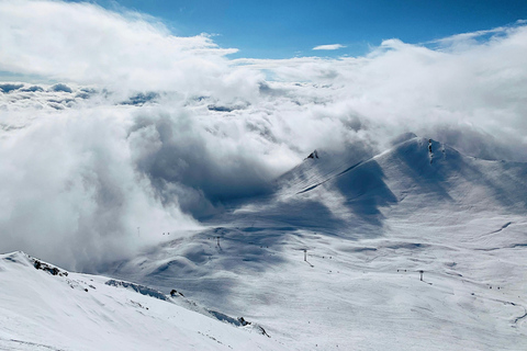 Activités de neige dans la station de ski de Gudauri : visite privée d&#039;une jounée