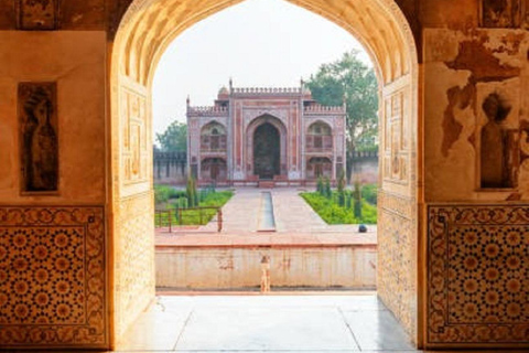 Taj Mahal med Agra Fort Baby Taj Lokal dagsutflykt