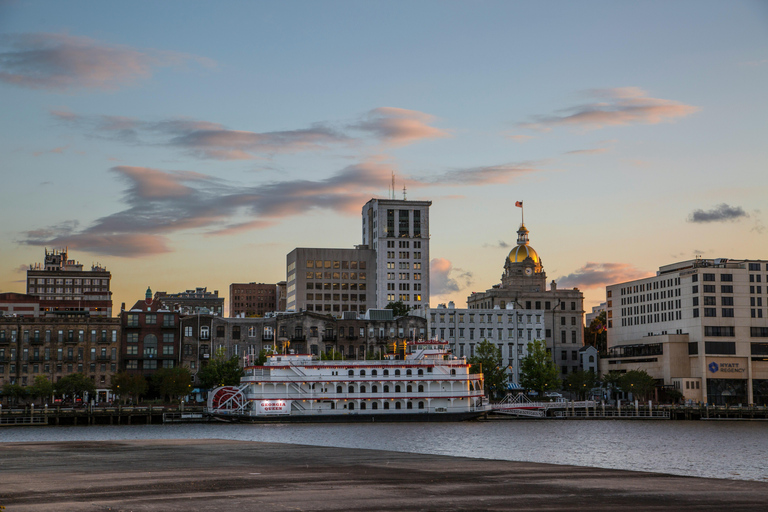 Savannah History Guided Open Air Cruiser Tour - Free Parking Savannah History Guided Open Air Minibus Tour - Free Parking