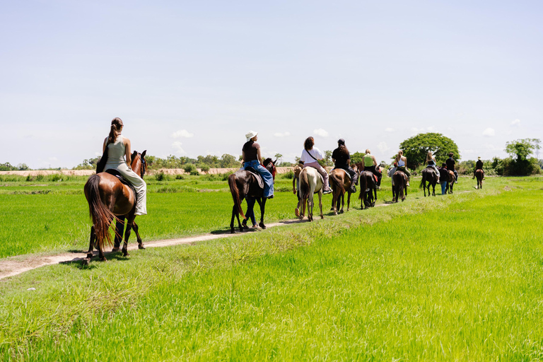 Siem Reap: Private Horseback & Horse-Drawn Carriage Rides (1 hour) Horseback Ride