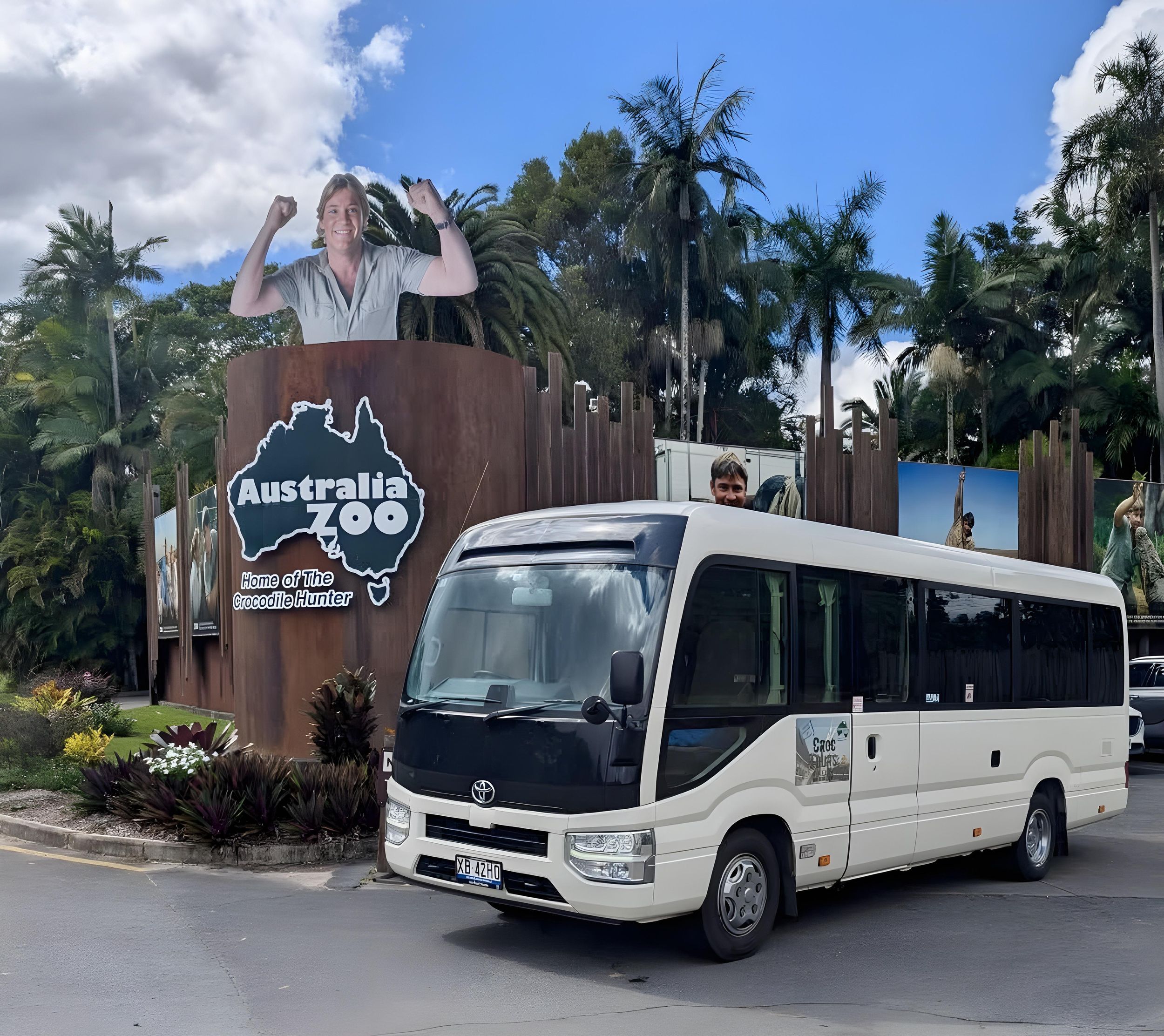 Von Brisbane: Transfer zum Australia Zoo und Ticket