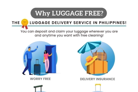 Przechowalnia bagażu i usługa dostawy w Cebu i Mactan