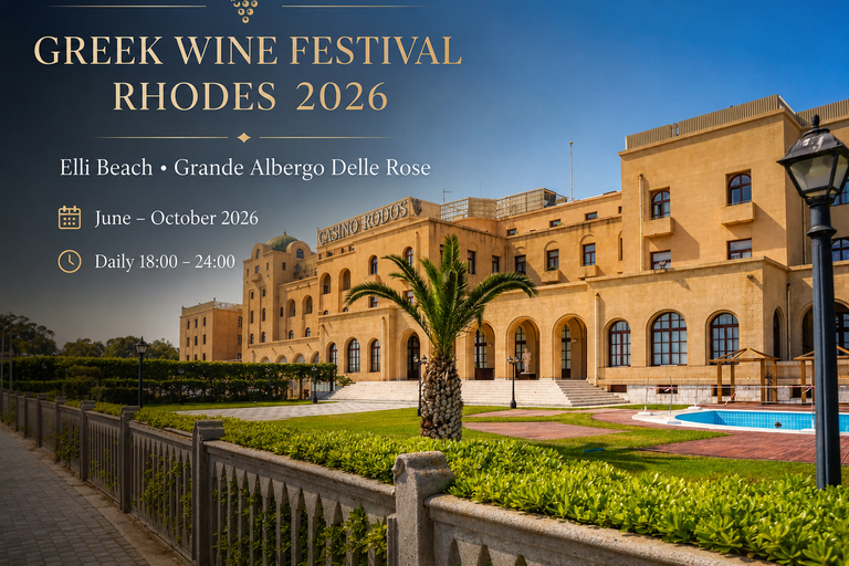 Rhodes: Greek Wine Festival 2026 - V.I.P. Tasting Experience