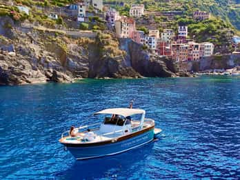 Cinque Terre: Hybrid båttur med badstopp