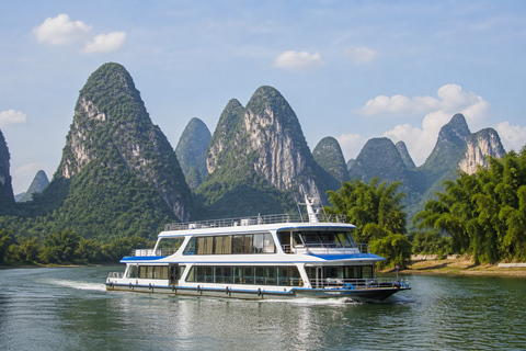 Guilin: Li River Cruise to Yangshuo with Optional Cave Tour 4-Star Cruise Ticket + Lunch + Pickup