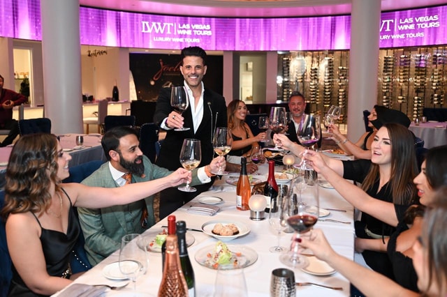Las Vegas: Luxury Wine & Food Tour w/ Sommelier & Party Bus