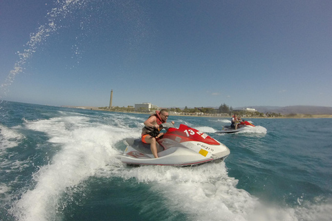 MASPALOMAS: JETSKI SAFARI 35 MINUTEN *GRATIS OPHALEN