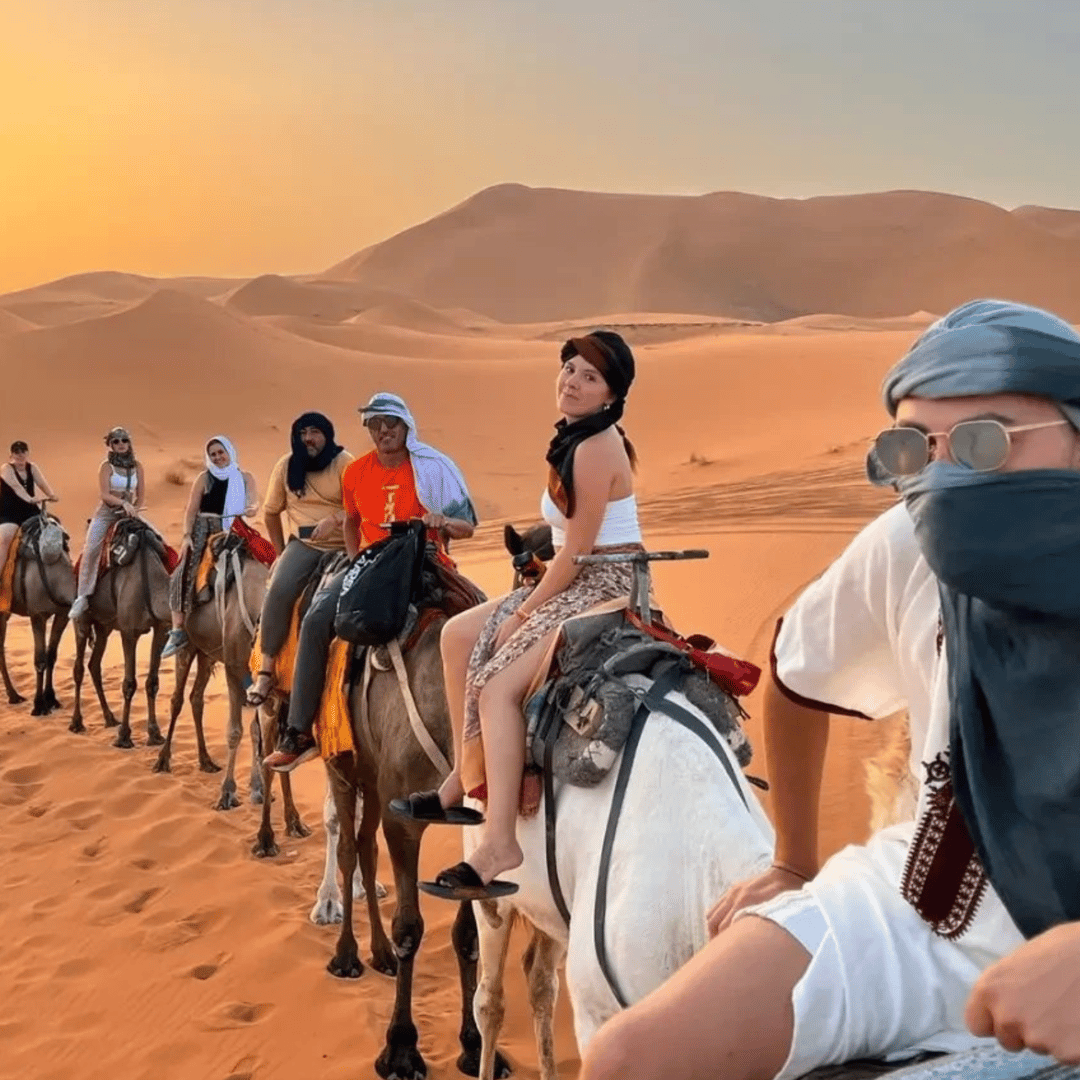 Depuis Marrakech : Merzouga, dunes et balade à dos de chameau en 3 jours - dromadaire