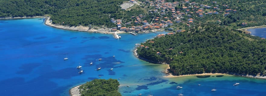 Au départ de Biograd : excursion sur l'île dorée de Vrgada avec déjeuner