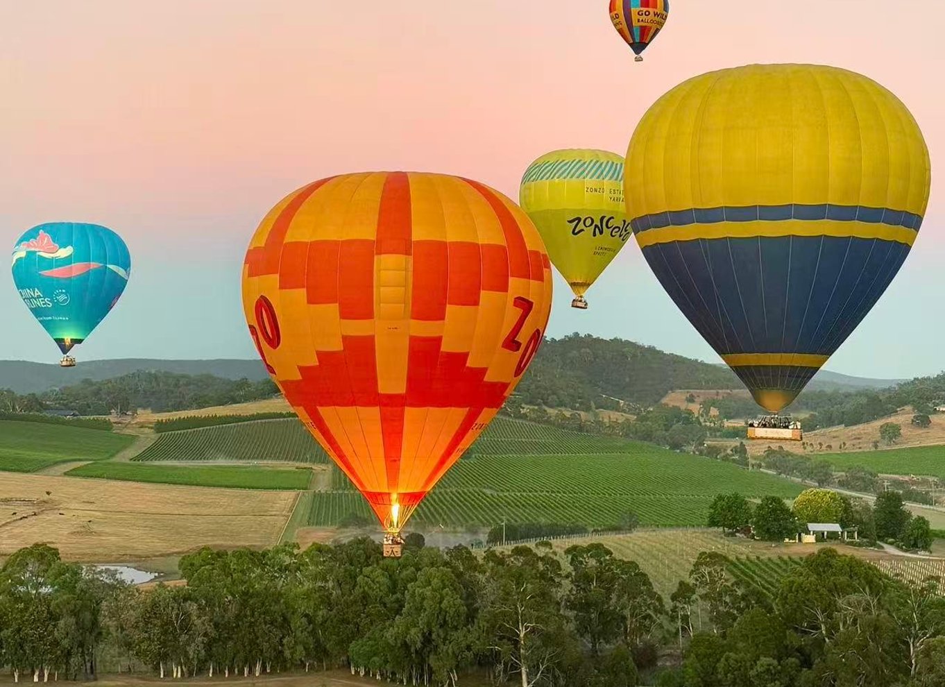 Yarra Valley: Luftballonflyvning og morgenmadsbuffet