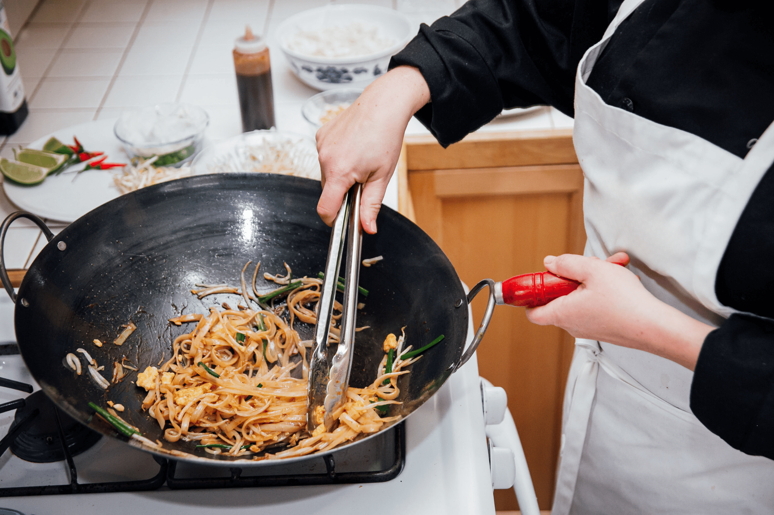Baltimore: Lustiger Pad-Thai-Kochkurs mit einem lokalen Koch