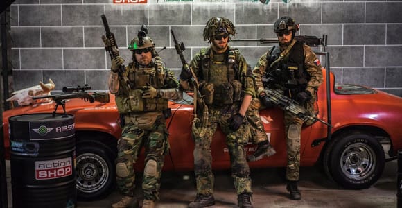 Prague: Indoor Airsoft Game with Unlimited Balls & Beer