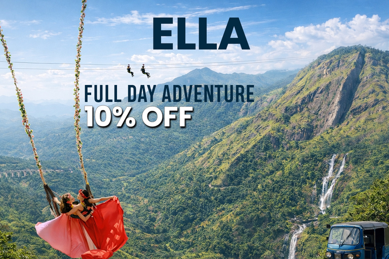 Ella: 1-Day Scenic 6-Highlights & Adventure Tuk-Tuk Tour