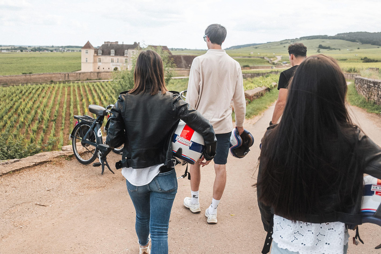 Balade Solex/Vélo avec guide et dégustation de vins