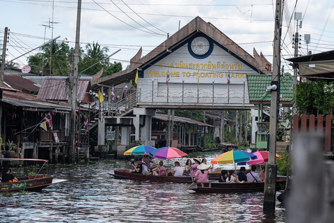 Bangkok: Damnoen Saduak e Mercato Ferroviario con il Food BusPunto d&#039;incontro Life Center Sathorn