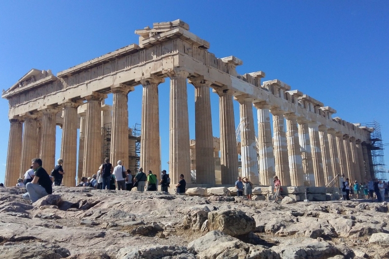 Atenas: tour guiado de la Acrópolis y tour culinario PlakaAtenas: Acrópolis y museo, Plaka y tour gastronómico
