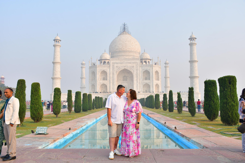 Same Day Taj Mahal and Agra Day Tour from Delhi by Car From Agra: Tour with Air-Conditioned Car, Driver, and Guide
