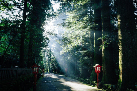 Tokio: Excursión de un día a Fuji y Hakone: onsen, arte y naturalezaExcursión en grupo en monovolumen