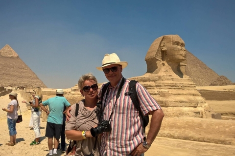 Pyramides de Gizeh et sphinx : visite privée