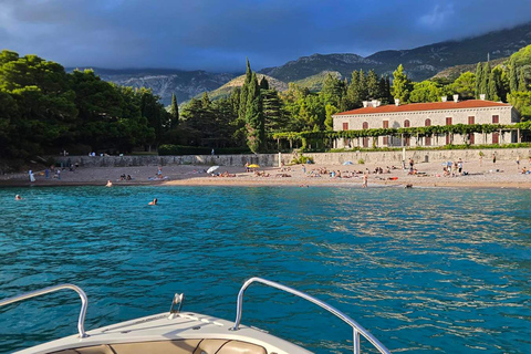 Budva Riviera Speedboat Tour (group tour,2h) Budva Riviera boat tour