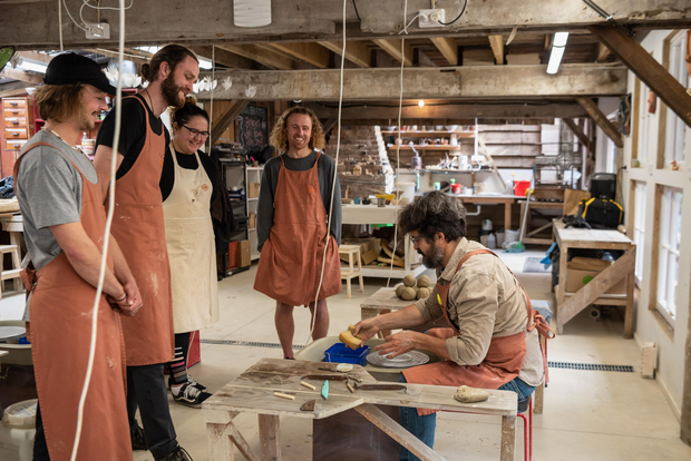 Coromandel: Corso di ceramica con lancio della ruota
