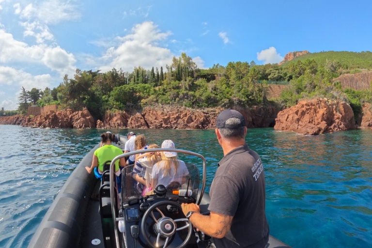 Cannes : Excursion en bateau pneumatique dans les criques pittoresques
