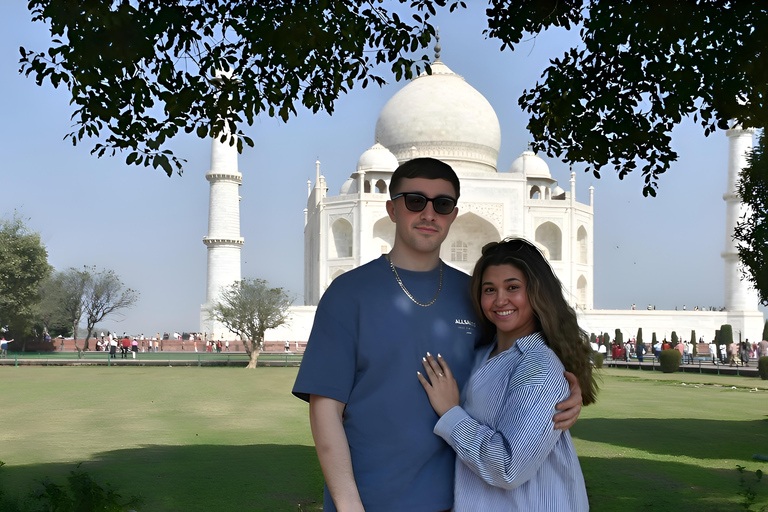 From Jaipur: Private Taj Mahal Sunrise Tour with Guide & Car Tour With Private Car, Guide & Tickets
