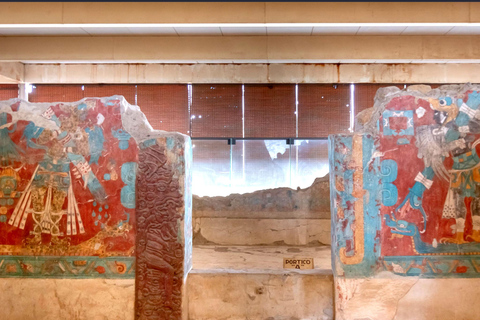 Au départ de Puebla : visite privée sacrée à Cacaxtla et XochitécatlDepuis Puebla : Visite privée sacrée à Cacaxtla et Xochitécatl