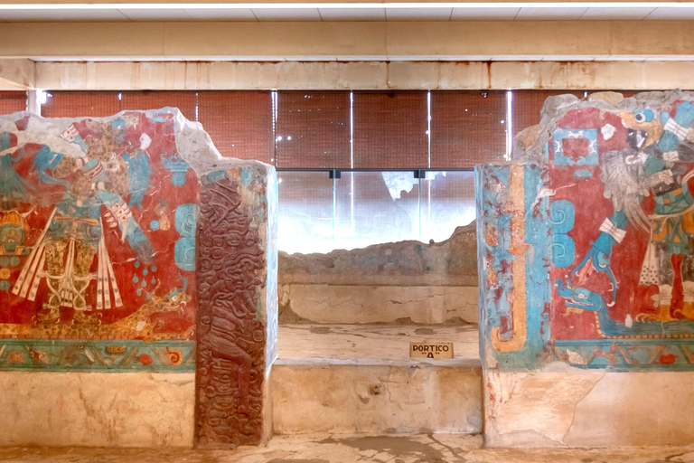 Au départ de Puebla : visite privée sacrée à Cacaxtla et XochitécatlDepuis Puebla : Visite privée sacrée à Cacaxtla et Xochitécatl