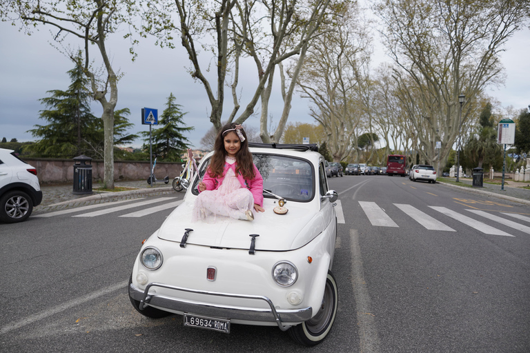 Rome: Fiat 500 Tour with Photography Services & Transfers