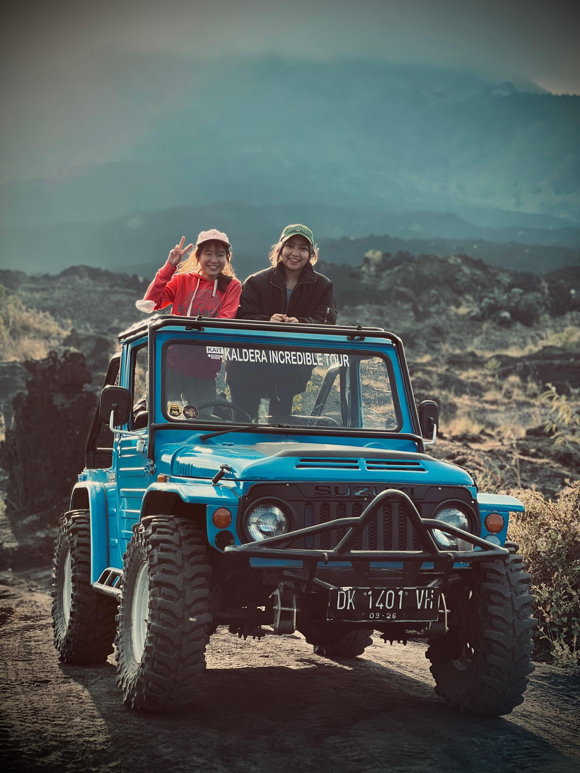 Mount Batur: Sonnenaufgangstour mit 4wd & schwarzer Lava
