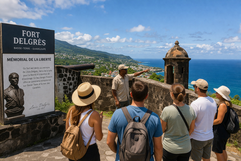Basse-Terre: Half-Day City Tour with Guide & Hotel Transfers Tour with guide, driver, ac car