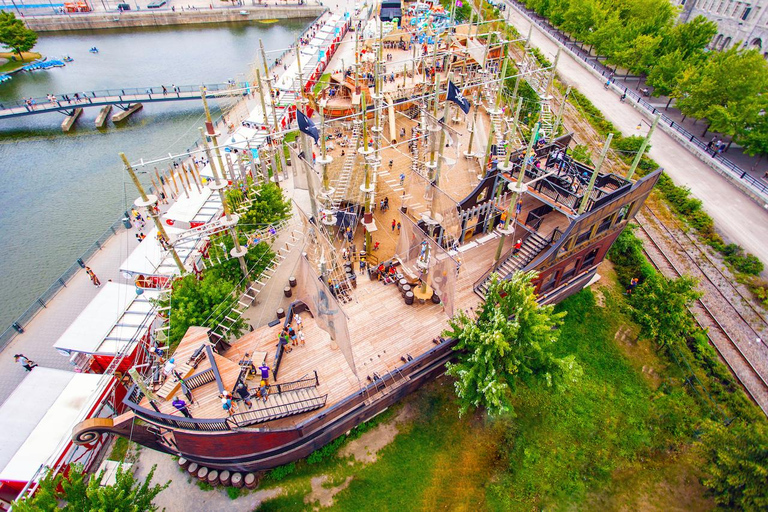 Montreal: Voiles En Voiles Aerial Park Admission Ticket Great Adventure Admission Ticket