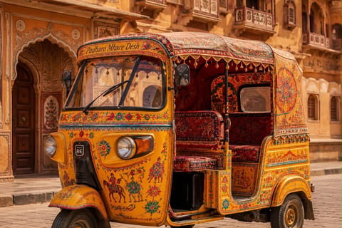 Jaipur: Private Full-Day City Tour By Tuk-Tuk with Pick-Up